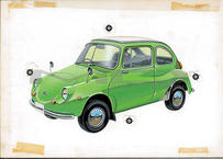 限定300部 松本光正 作品集 ミニカーパッケージイラストの世界 Md Officia