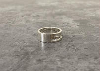 gucci g logo silver ring 17号