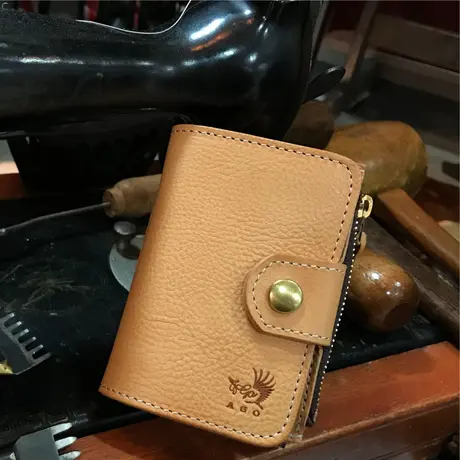 まとめ買いでお得 4 ヌメ革 レザー ✯ ファスナー 両面 持ち手 引き手 ...