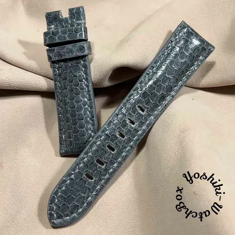 宇宙の香り sna-74 シースネイク ウミヘビ 腕時計ベルト グレー ラグ幅