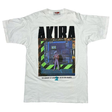 vintage 90s Tshirt- AKIRA movie T shirt 白鳥のクリスタルリング