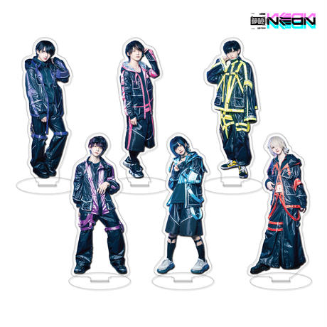 夢喰NEON さく アクスタ 夢喰NEON】等身イラストアクキー（つばき） | RINDO ONLINE STORE