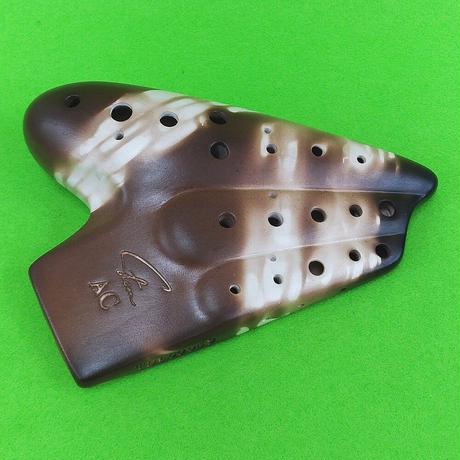 トリプルオカリナ AC Jiegle 木目カラー