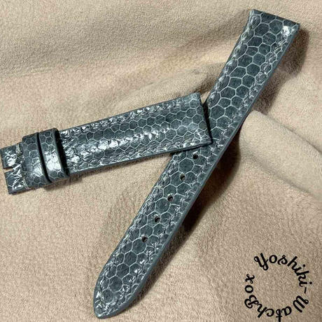 最高の品質 pyt-164 パイソン 腕時計ベルト ライトブラウン (ラグ幅