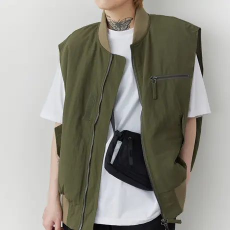 スマートスクラブス student apathykirikae nylon vest ナイロンベスト