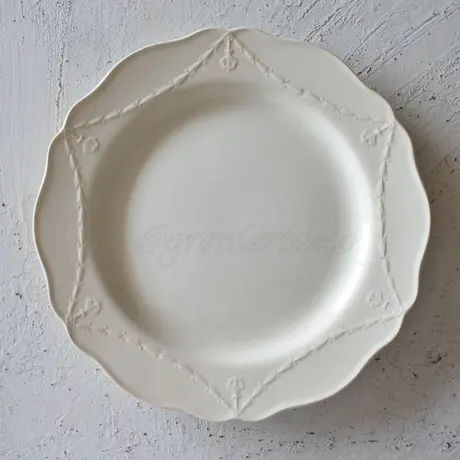 割引購入 ウェッジウッド クリームウェア 2客セット ハンドペイント