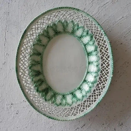 割引購入 ウェッジウッド クリームウェア 2客セット ハンドペイント