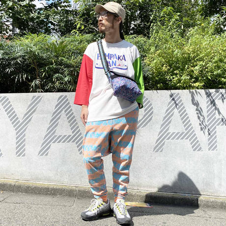 Skull Border Saluel Pants(Orange)