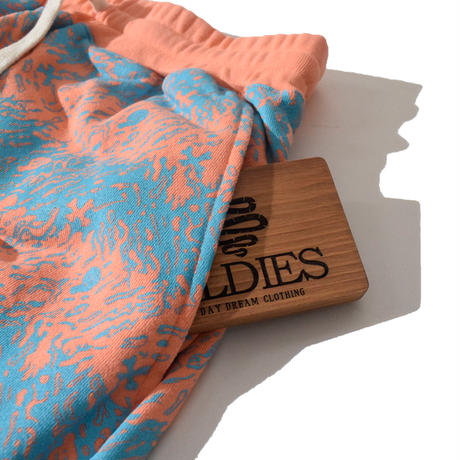 Skull Border Saluel Pants(Orange)