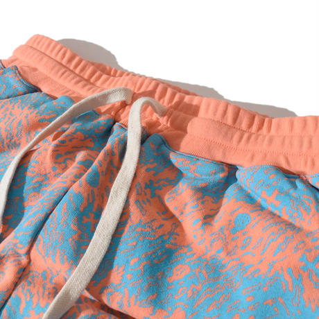 Skull Border Saluel Pants(Orange)
