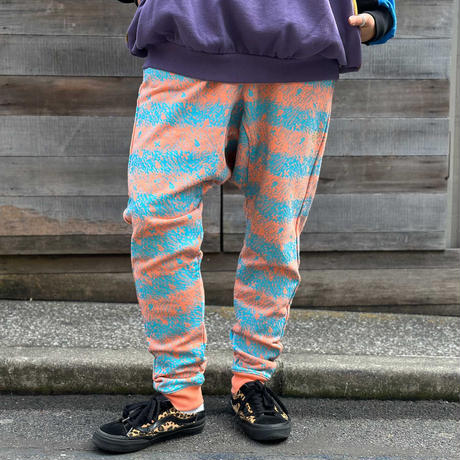 Skull Border Saluel Pants(Orange)