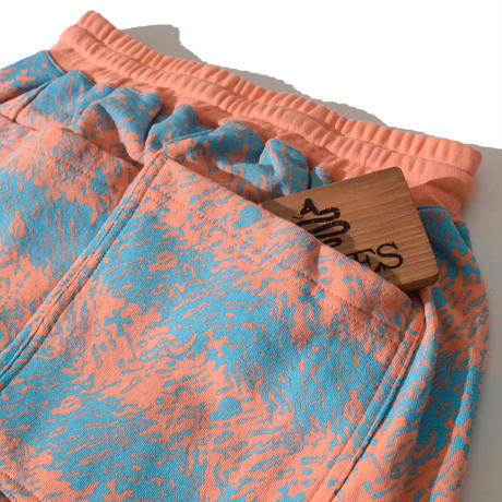 Skull Border Saluel Pants(Orange)