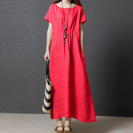 即納 白のノースリーブワンピース 天日干しコットンリネン ワンピース Stfparishschool Org