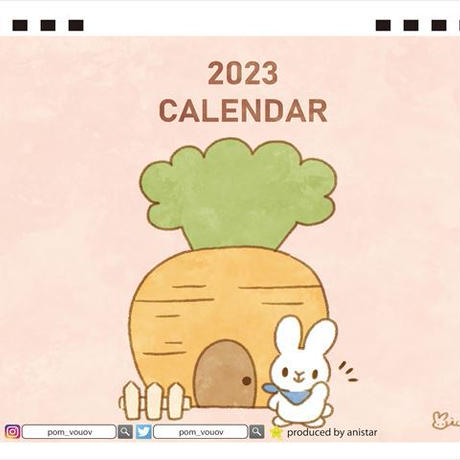 【予約販売】 イラストレーター Mion 2023年 卓上カレンダー TC23238