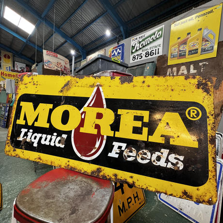 MOREA　ヴィンテージ　両面看板　15-331