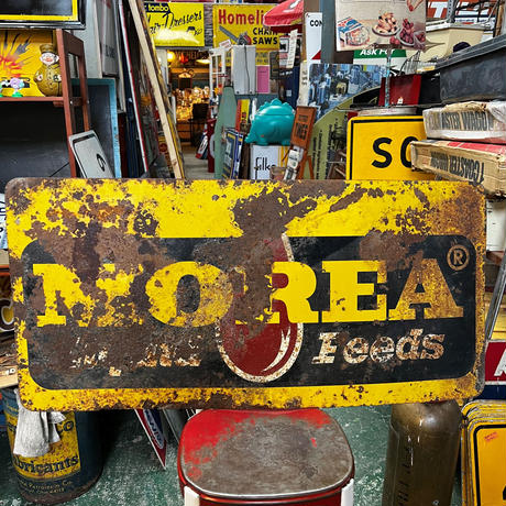 MOREA　ヴィンテージ　両面看板　15-331