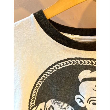 POPEYE ringer  T-shirt