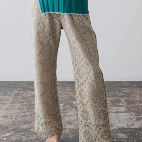 kishidamiki 18ss レースパンツ | vrealitybolivia.com