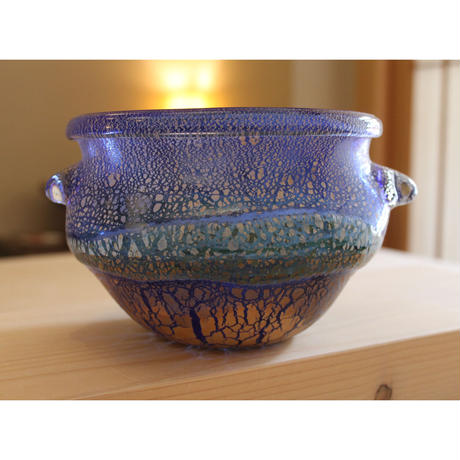 稲嶺盛吉　名品 琉球ガラス 稲嶺盛吉 花瓶
