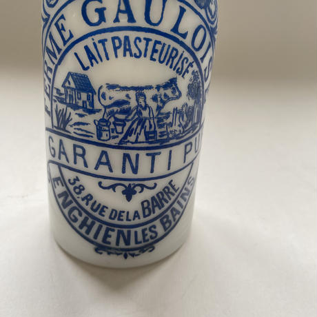 １９５０年代　ミルクグラス　牛乳びん　ゴロワー牧場　２点セット