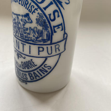 １９５０年代　ミルクグラス　牛乳びん　ゴロワー牧場　２点セット
