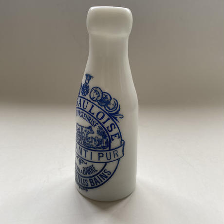 １９５０年代　ミルクグラス　牛乳びん　ゴロワー牧場　２点セット