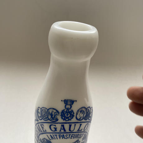 １９５０年代　ミルクグラス　牛乳びん　ゴロワー牧場　２点セット
