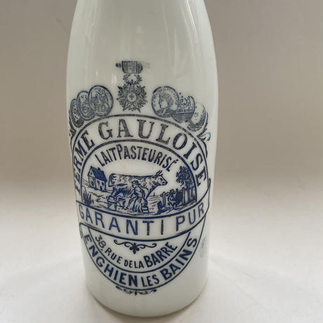 １９５０年代　ミルクグラス　牛乳びん　ゴロワー牧場　２点セット
