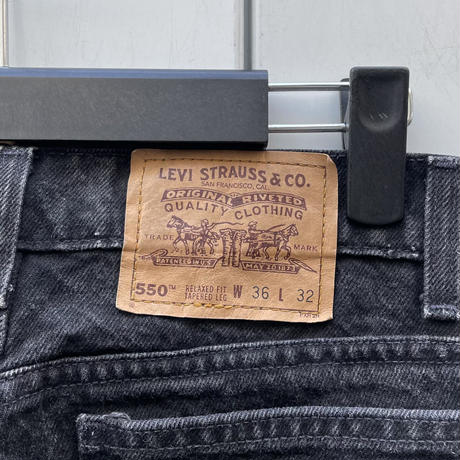 Levi's/リーバイス ５５０リラックスフィットブラックジーンズ 90年代 (USED)