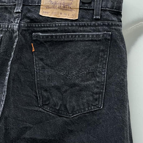 Levi's/リーバイス ５５０リラックスフィットブラックジーンズ 90年代 (USED)