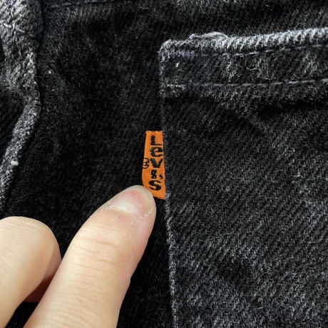 Levi's/リーバイス ５５０リラックスフィットブラックジーンズ 90年代 (USED)