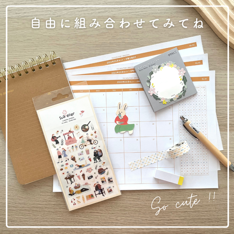 4.5.6月まとめ | 日曜始まり | テーマカラー | BUJO