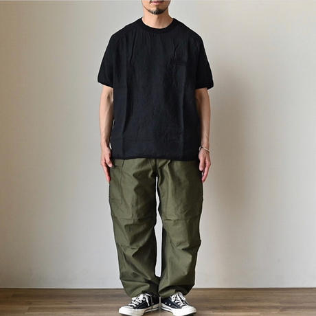 【Re made in tokyo japan】FRENCH LINEN PULL OVER TEE フレンチリネン ラグラン リラックスT【7月上旬入荷予定】