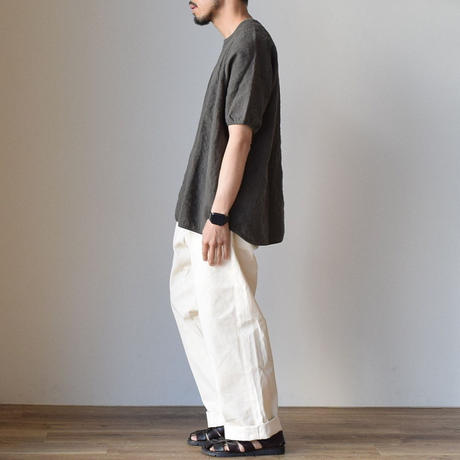 【Re made in tokyo japan】FRENCH LINEN PULL OVER TEE フレンチリネン ラグラン リラックスT【7月上旬入荷予定】
