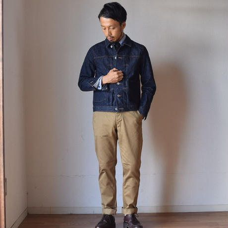 【サイズ50まで展開！】STILL BY HAND DENIM JACKET NAVY スティ