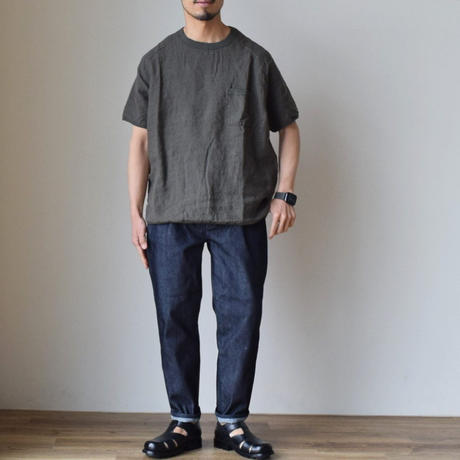 【Re made in tokyo japan】FRENCH LINEN PULL OVER TEE フレンチリネン ラグラン リラックスT【7月上旬入荷予定】