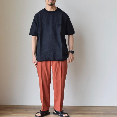 【Re made in tokyo japan】FRENCH LINEN PULL OVER TEE フレンチリネン ラグラン リラックスT【7月上旬入荷予定】