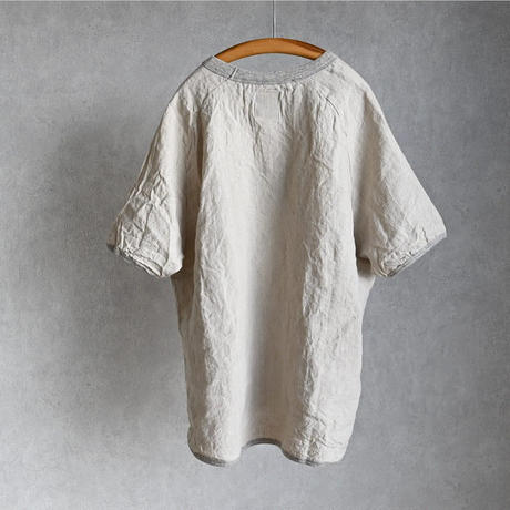 【Re made in tokyo japan】FRENCH LINEN PULL OVER TEE フレンチリネン ラグラン リラックスT【7月上旬入荷予定】