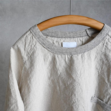 【Re made in tokyo japan】FRENCH LINEN PULL OVER TEE フレンチリネン ラグラン リラックスT【7月上旬入荷予定】