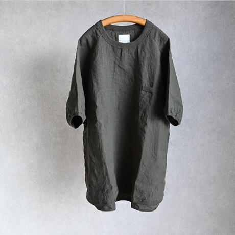 【Re made in tokyo japan】FRENCH LINEN PULL OVER TEE フレンチリネン ラグラン リラックスT【7月上旬入荷予定】