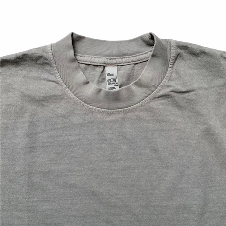Los Angeles Apparel 6.5oz Garment Dye Crew Neck T-Shirt Dark Silver