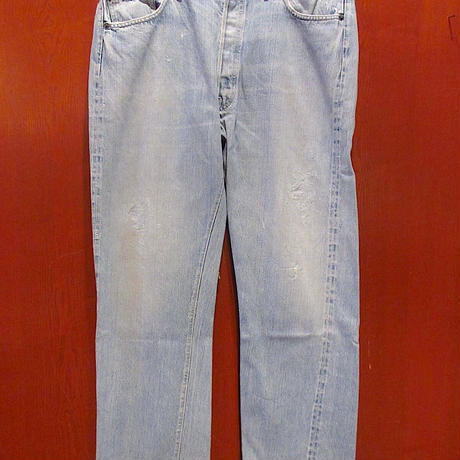 66前期 | STORES 【超安い】 HWセール!66前期 股下ダメージ 実寸W33.5L29.5 濃紺 両耳 505 デニム/ジーンズ