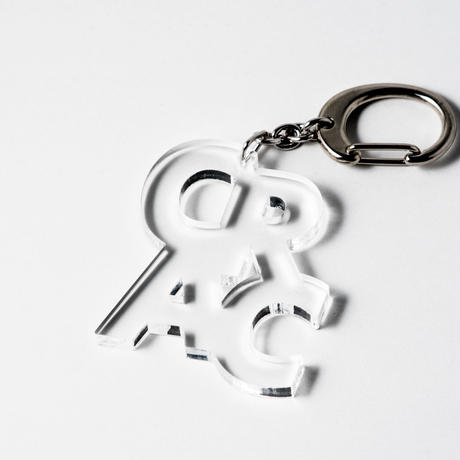 key chain crac by kitayama masakazu clear