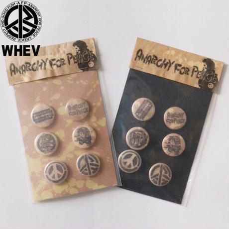 AFPxWHEV "DECOLORED" バッジセット