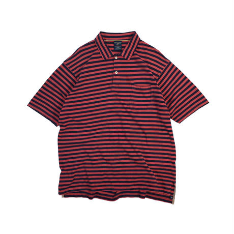 USED 90’S "BILLS KHAKIS" BORDER POLO SHIRT