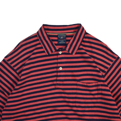 USED 90’S "BILLS KHAKIS" BORDER POLO SHIRT