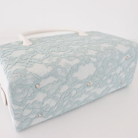 利休バッグ / Ice green Lace / R_1062