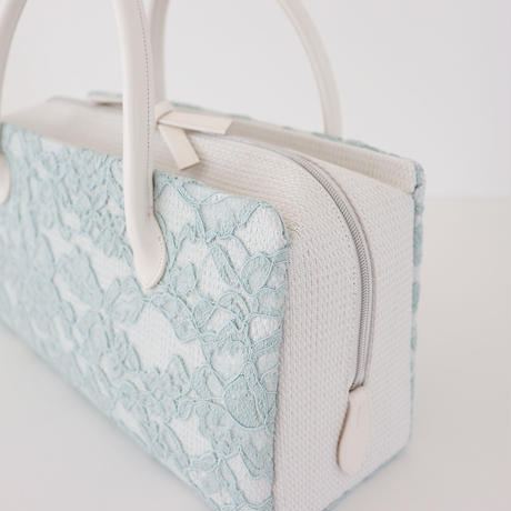 利休バッグ / Ice green Lace / R_1062