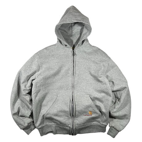 80s “Carhartt” thermal zip up hoodie / size fit like L