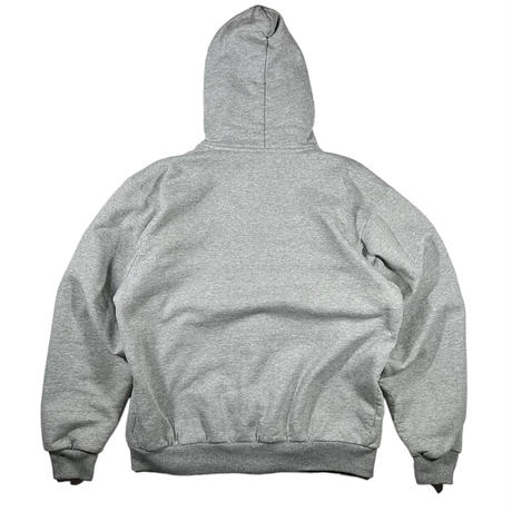 80s “Carhartt” thermal zip up hoodie / size fit like L